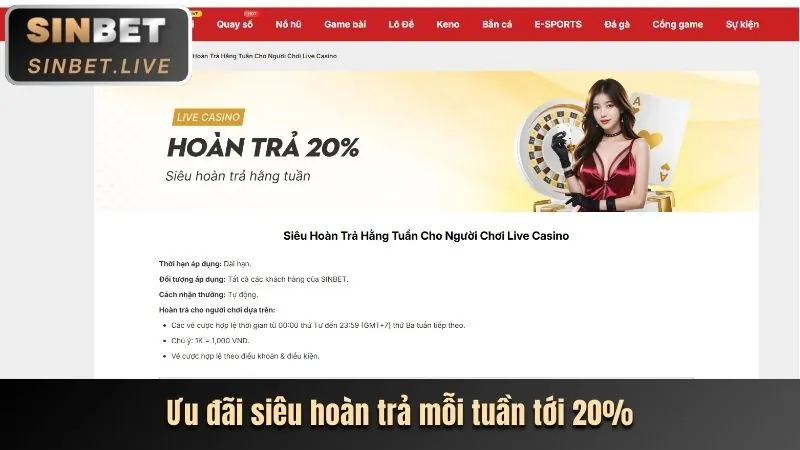 Hoàn trả hàng tuần 188bey iOS